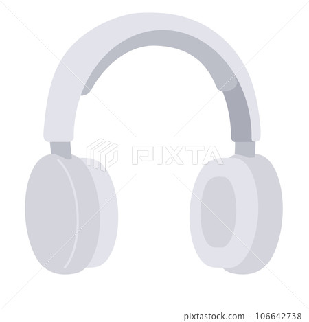 Illustration of headphones 106642738