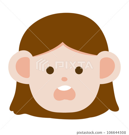 Beauty face girl skin acne pimple mask face Beauty face girl skin acne pimple mask face 106644308