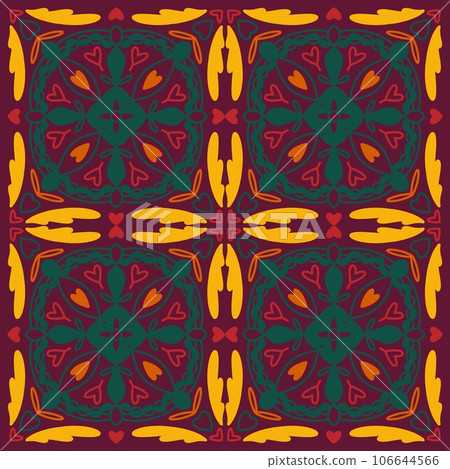 Seamless pattern. Vintage decorative elements. Hand drawn background. Islam, Arabic, Indian, bohemian,ottoman motifs. Perfect for printing on fabric or paper. Seamless pattern. Vintage decorative elements. Hand drawn background. Islam, Arabic, Indian, bohemian,ottoman motifs. Perfect for printing on fabric or paper. 106644566