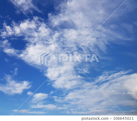Day sky with white clouds on blue Day sky with white clouds on blue 106645021