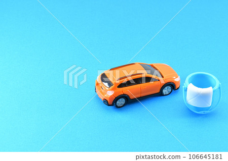 Image of car wash with car and bucket Image of car wash with car and bucket 106645181