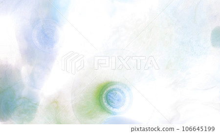 A light blue sky painted in watercolor. Abstract background image with copy space. A light blue sky painted in watercolor. Abstract background image with copy space. 106645199