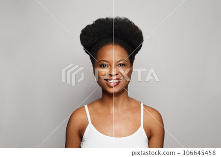 Young and old female beauty, studio portrait 106645458