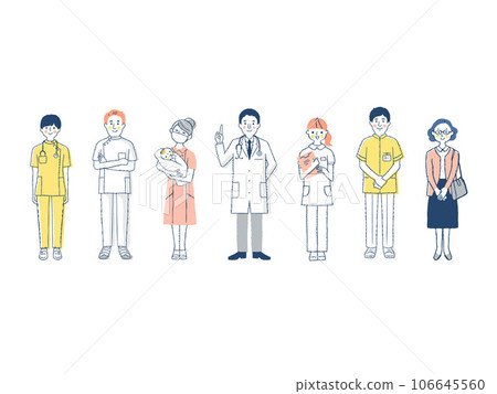 7名不同的醫療專業人員 106645560
