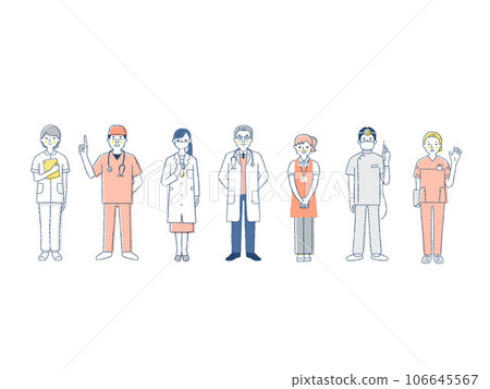 7 different medical professionals 106645567