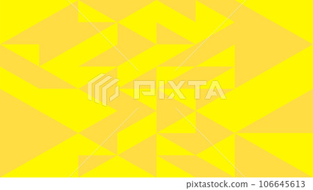 黃色三角形圖案背景 106645613