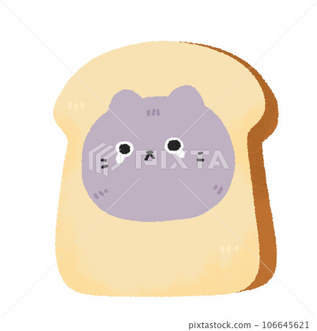 Bread bun cat neko pang kawaii cute food 106645621