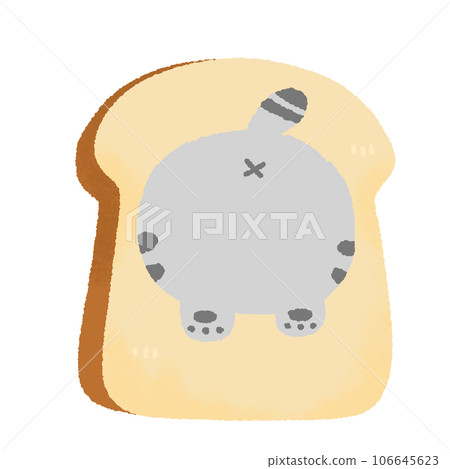 Bread bun cat neko pang kawaii cute food Bread bun cat neko pang kawaii cute food 106645623