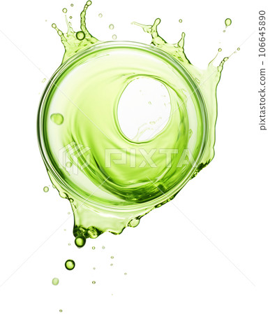 Liquid Splash on Transparent Background 106645890