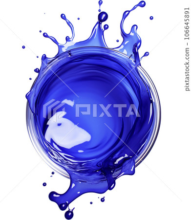 Liquid Splash on Transparent Background 106645891