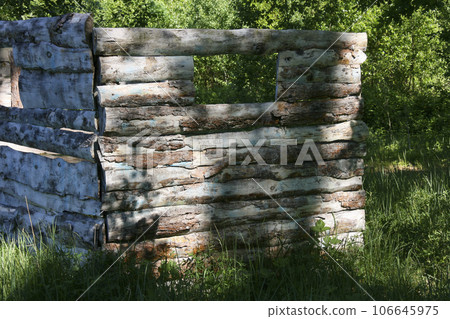 Wooden fortification for paintball Wooden fortification for paintball 106645975