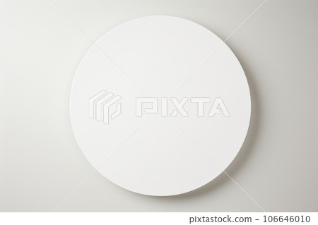 White Round blank sticker 106646010