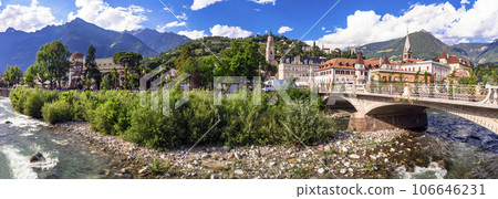 Merano town - popular town and spa resort in Italy in  South Tyrol, Bolzano province 106646231