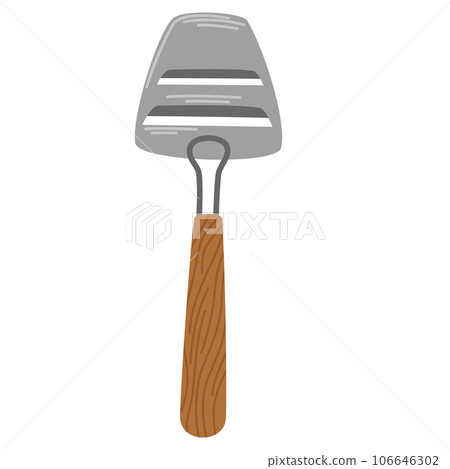 Kitchen grater for cheese. Vector illustration cartoon flat icon isolated on white. 106646302