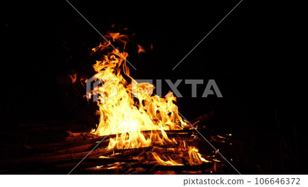 fire bonfire night flame close 106646372
