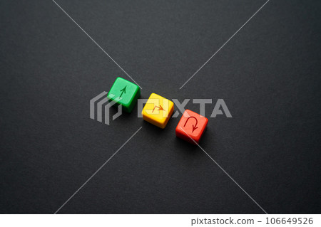 Move forward, change course or retreat. Choice concept. Realize the wrong direction in time and correct the mistake. Intuition and skills. Find the right path to success. Take a step back 106649526