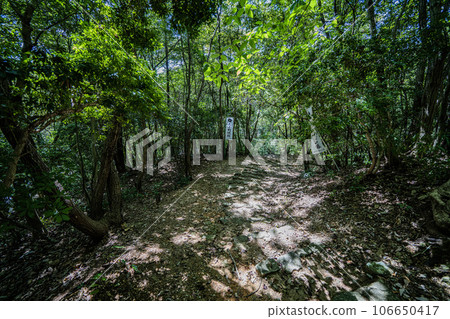 View of Kuguri castle ruins 106650417