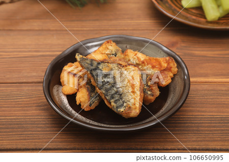 Deep-fried mackerel Tatsuta 106650995