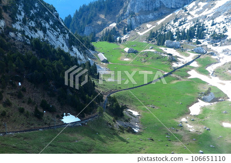 The steepest slope in the world, the Pilatus Railway (PB): The track that leads to the mountaintop The steepest slope in the world, the Pilatus Railway (PB): The track that leads to the mountaintop 106651110