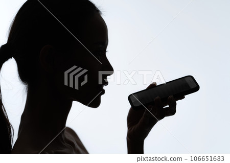 美麗的女人剪影 106651683