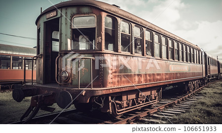 已經報廢的舊火車 106651933