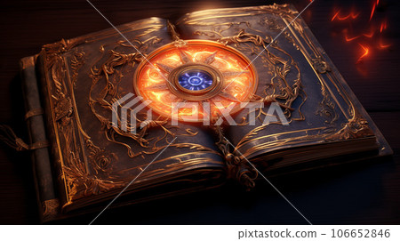 A Close-up Journey into an Intricate Spellbook A Close-up Journey into an Intricate Spellbook 106652846