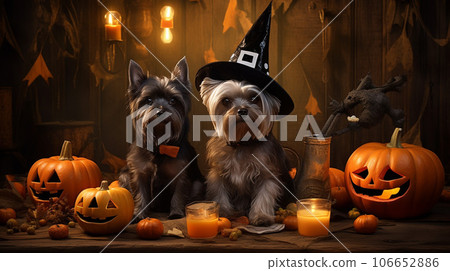 Furry Friends in Spooky Attire Furry Friends in Spooky Attire 106652886