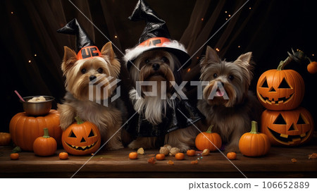 Furry Friends in Spooky Attire Furry Friends in Spooky Attire 106652889