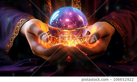 Fortune Telling: Gazing into the Mystical Crystal Ball Fortune Telling: Gazing into the Mystical Crystal Ball 106652922