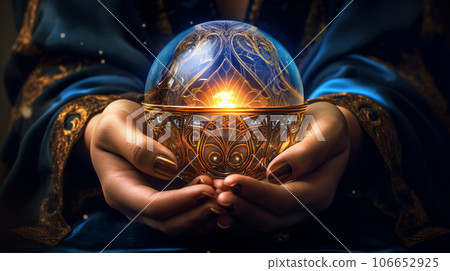 Fortune Telling: Gazing into the Mystical Crystal Ball 106652925