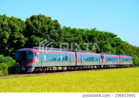 [Awa Odori Transport] 2600 Series Uzushio Limited Express Train operated with a four-car formation 106653001