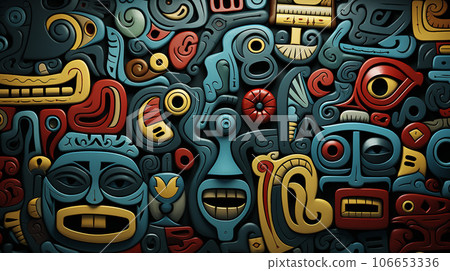 Cultural Fusion Tapestry 106653336