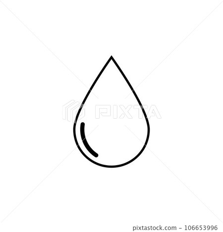 water drop icon logo vector design 106653996
