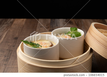 茶碗蒸竹蒸籠 106654015