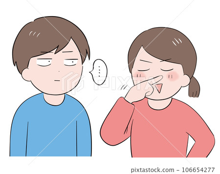 A proud woman and a cold man A proud woman and a cold man 106654277