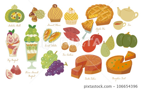 autumn sweets set 106654396