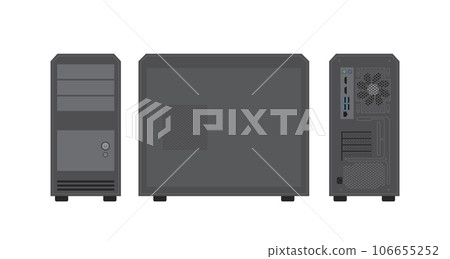 Case computer set. Vector illustrator. 106655252