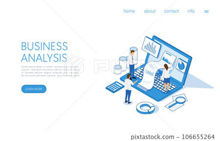 Landing page template Secure login and sign up concept illustration. Isometric vector.2 Landing page template Secure login and sign up concept illustration. Isometric vector.2 106655264