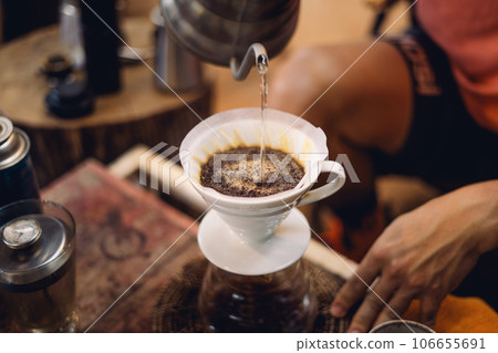 Drip coffee at home in the morning 106655691
