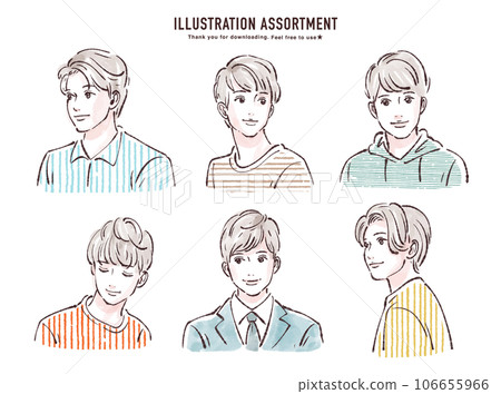 男性插畫素材集 106655966