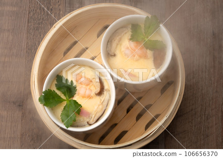 茶碗蒸竹蒸籠 106656370