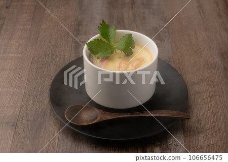 Savory egg custard  106656475