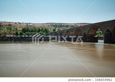 The Dicle Bridge in Diyarbakir, Turkey The Dicle Bridge in Diyarbakir, Turkey 106659962
