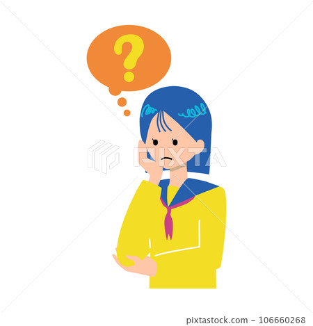 Wondering female student 106660268