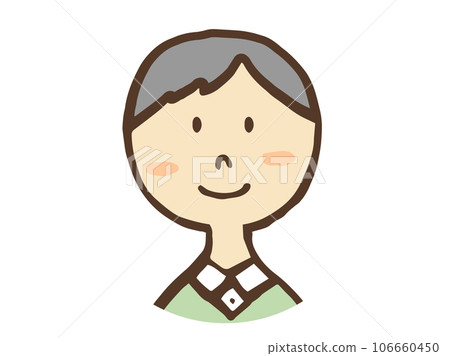 Cute Respect for the Aged Day grandpa/hand-drawn illustration material Cute Respect for the Aged Day grandpa/hand-drawn illustration material 106660450