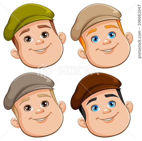 Young Male Officer Wearing Hat Young Male Officer Wearing Hat 106661647