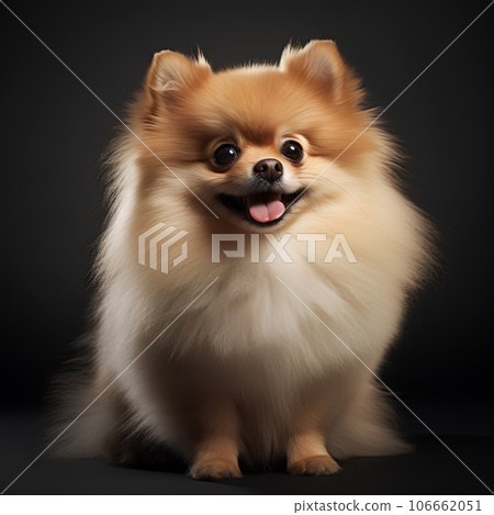 Smiling Pomeranian AI generated image Smiling Pomeranian AI generated image 106662051