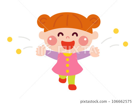 豆投擲的男孩的例證 106662575