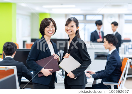 A businessman having a meeting in the office A businessman having a meeting in the office 106662667