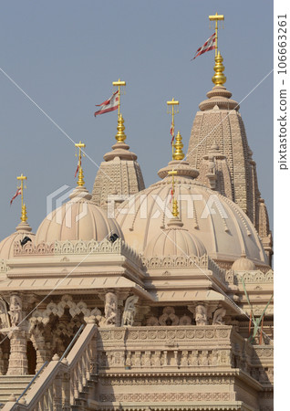 BAPS Shri Swaminarayan Mandir Pune Maharashtra Inda BAPS Shri Swaminarayan Mandir Pune Maharashtra Inda 106663261